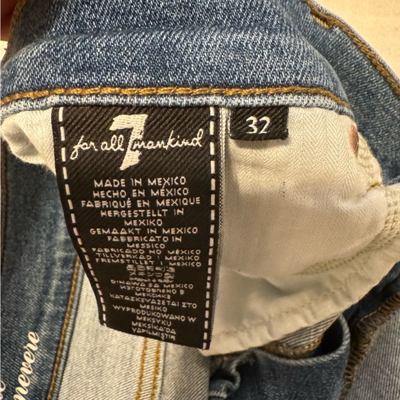 7 for all mankind, Gwenevere jeans, seven denim blue size 32 - Picture 3 of 4